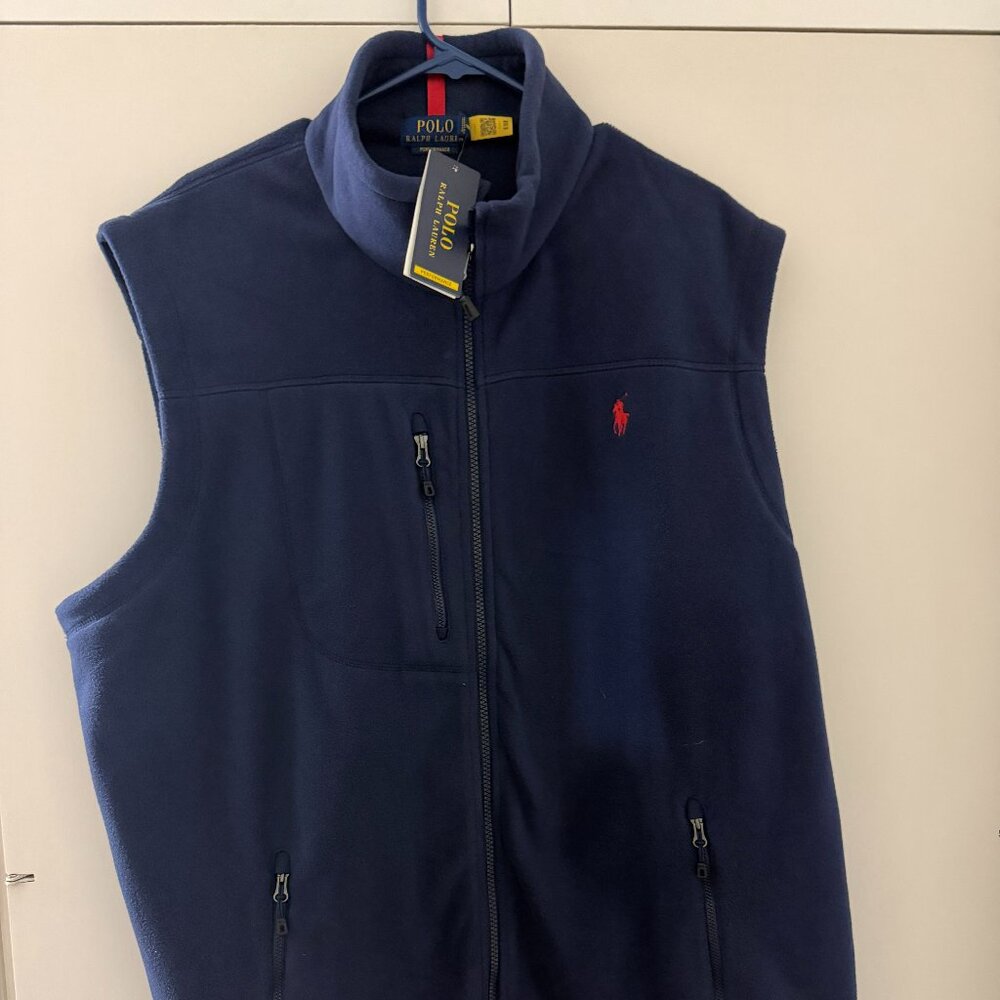 Polo Performance Fleece Vest, Navy, XXL, New with Tags (NWT)